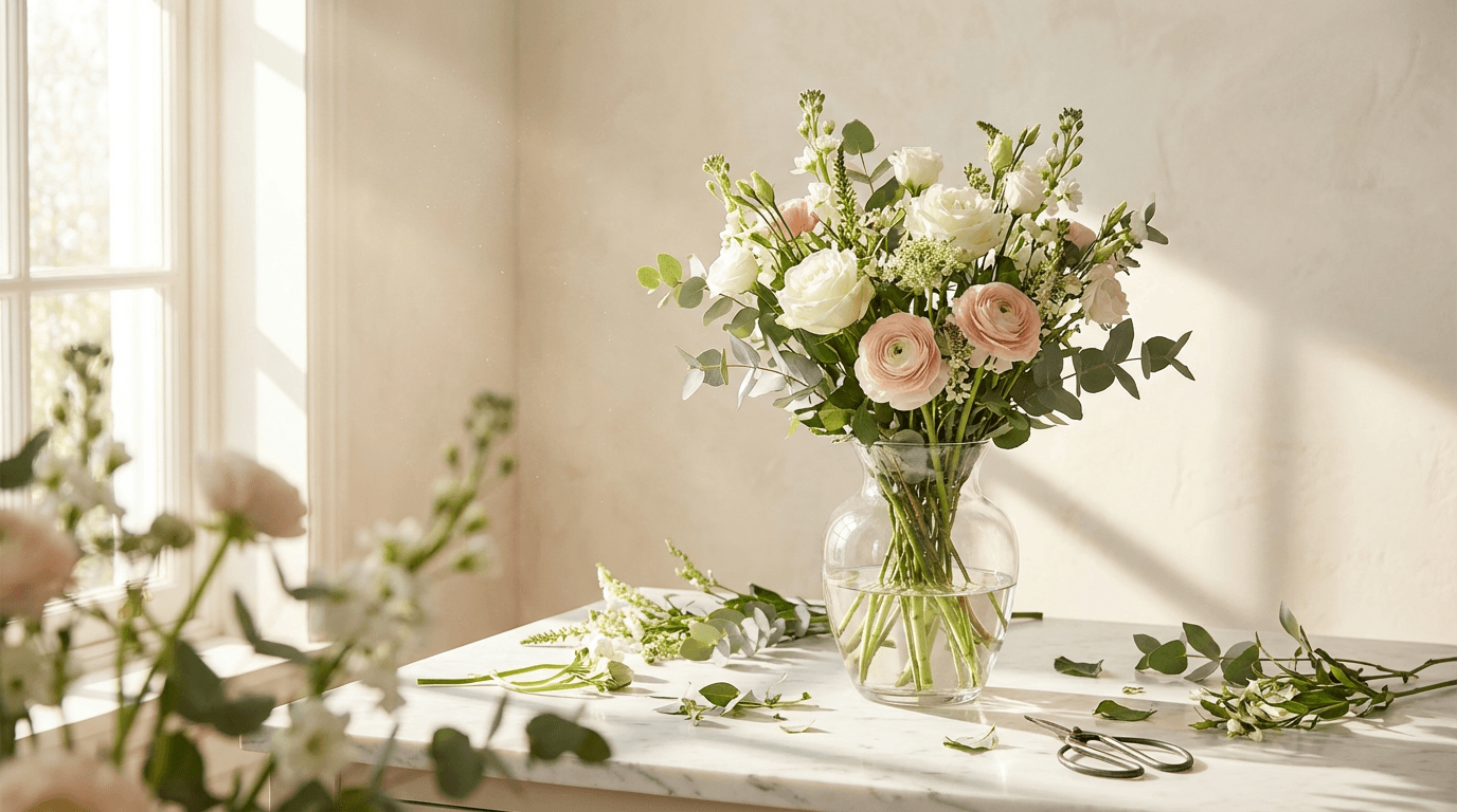 Magnolia flowers bathed in warm natural light, symbolizing spiritual clarity and connection